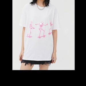 Tshirt Dress Skeleton tee